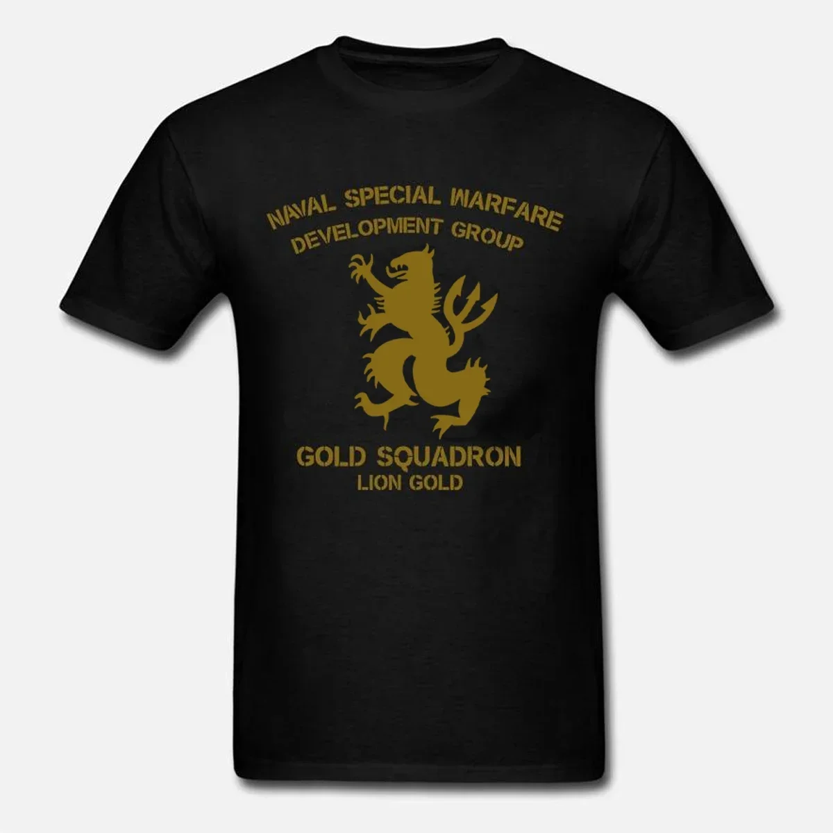 Naval DEVGRU Crusaders Seal Team Six Gold Squadron T-Shirt 100% Cotton O-Neck Short Sleeve Summer Casual Mens T-shirt Size S-3XL