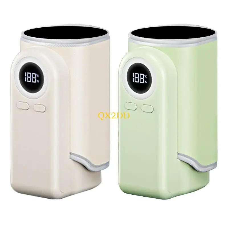 

QX2D Adjustable Portable Bottle Warmer 4 in 1 Fast Heating Breastmilk Formula Lightweight Baby Essential Product with Cable