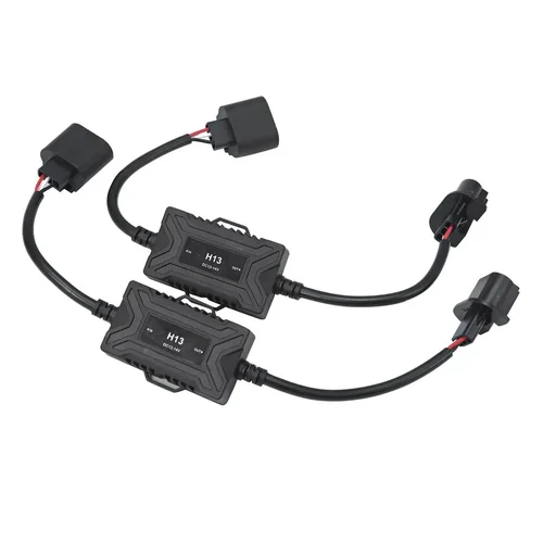 Imagen 2 del producto H4 H7 H11 H13 9005/9006/9012 LED Canbus bombilla antisintilla decodificador de errores adaptador cancelador de resistencia para luz antiniebla de faro de coche