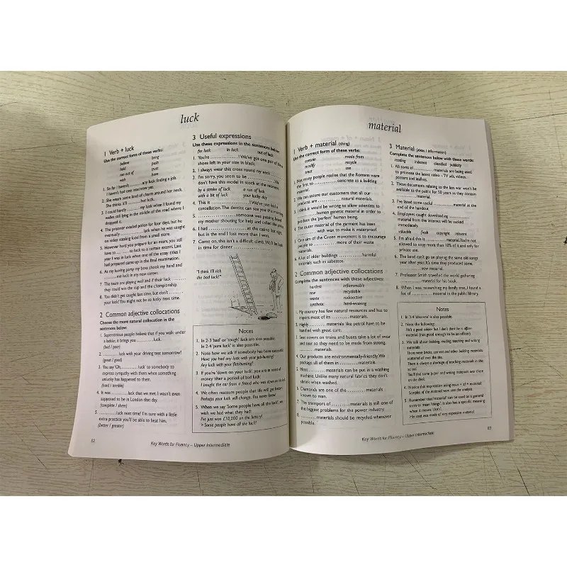 Key Words for Fluency English Reading Grammar Improvement Training Materials Oral Training Level 4 and 6 IELTS