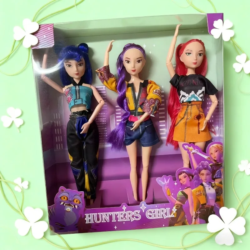 

ГОРЯЧАЯ аниме K-Pop Demon Hunters кукла виниловая игрушка Руми Мира зои персонажи виниловая маска фигурка лучшие подарки на день рождения подарок