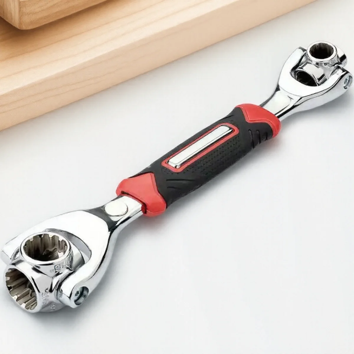 

Универсальный набор гаечных ключей 52 в 1 с торцевым ключом 8 в 1, вращающимся на 360 градусов, регулируемый ручной инструмент для домашнего ремонта автомобилей