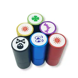 Golf Ball Stamper Stamp Marker Impression Seal Quick-dry Plastic Multicolors Golf Accessories Symbol For Golfer Gift