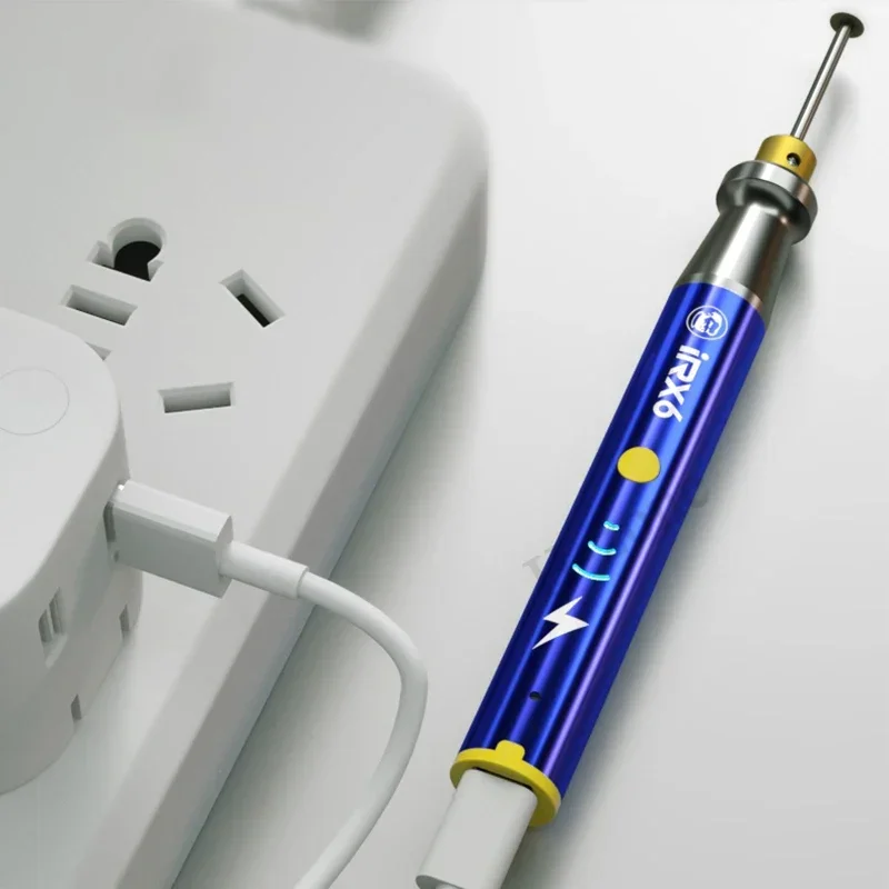 เครื่องแกะสลักปรับความเร็ว IRX6ช่างปากกาขัดไฟฟ้าขนาดเล็กชิป IC ขัด Pena ukir หยกแบบทำมือ