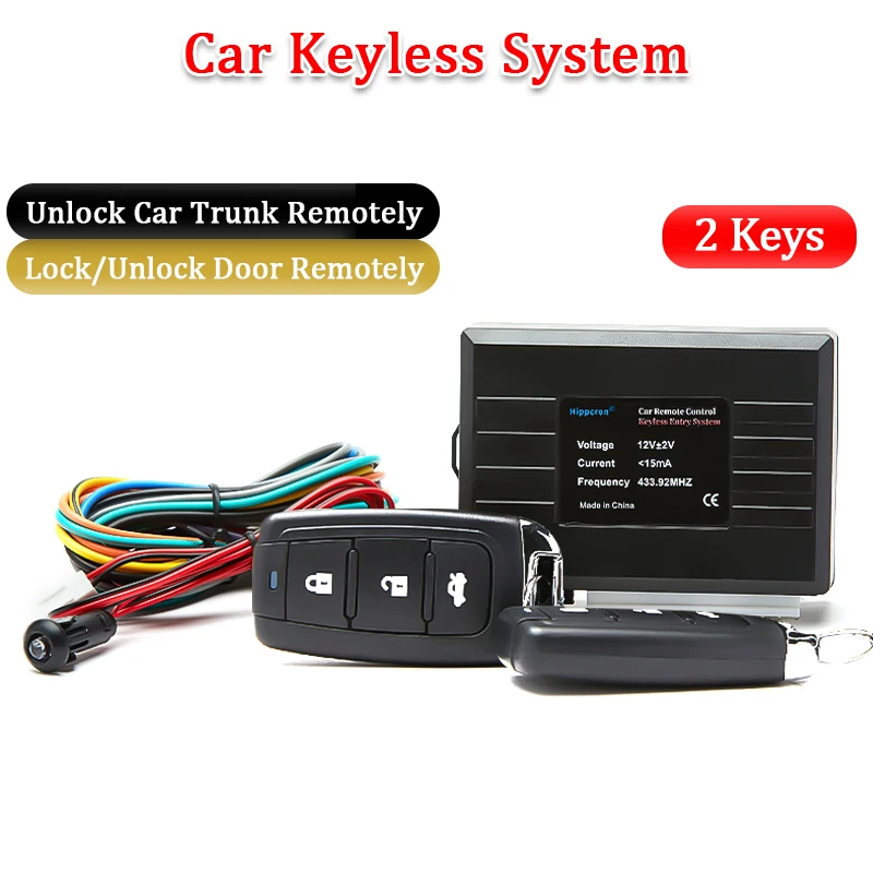 Car Remote Central Door Lock Keyless System Central Locking with Remote Control Car Alarm Systems Auto Remote Central Kit