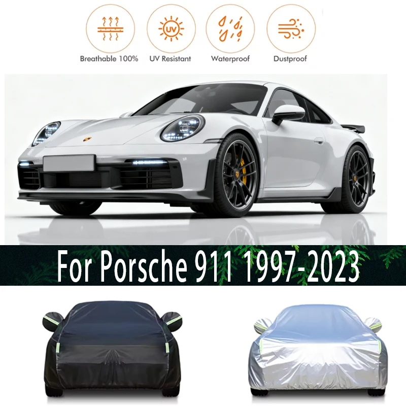 

For Porsche 911 1997-2023 Outdoor Protection Full Car Covers Snow Cover Sunshade Waterproof Dustproof Exterior Car accessories