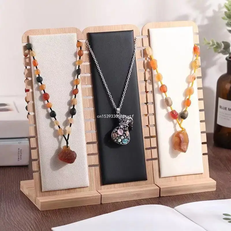 Lightweight Freestanding Necklace Easel Display Stand Holder Multiple Necklace Dropship