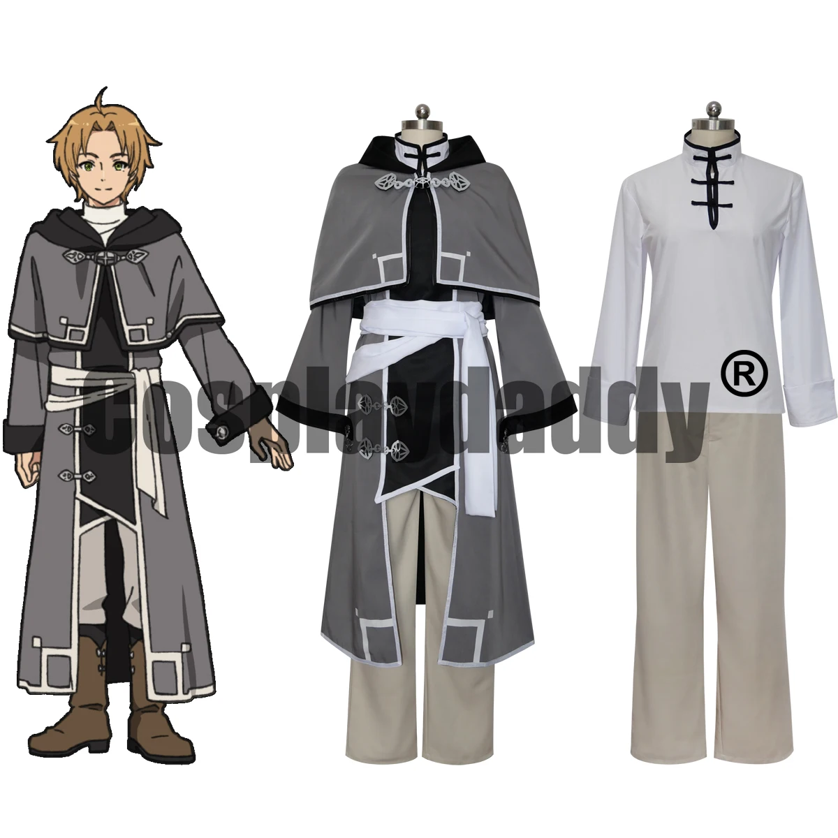 IN STOCK Anime Season 2 Part 2 Rudy Rudeus Greyrat Outfit Cosplay Costume