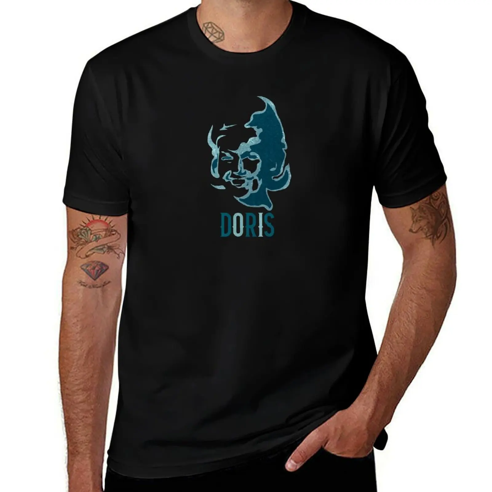

Doris in Blue T-Shirt Water Resistant Casual T-Shirt
