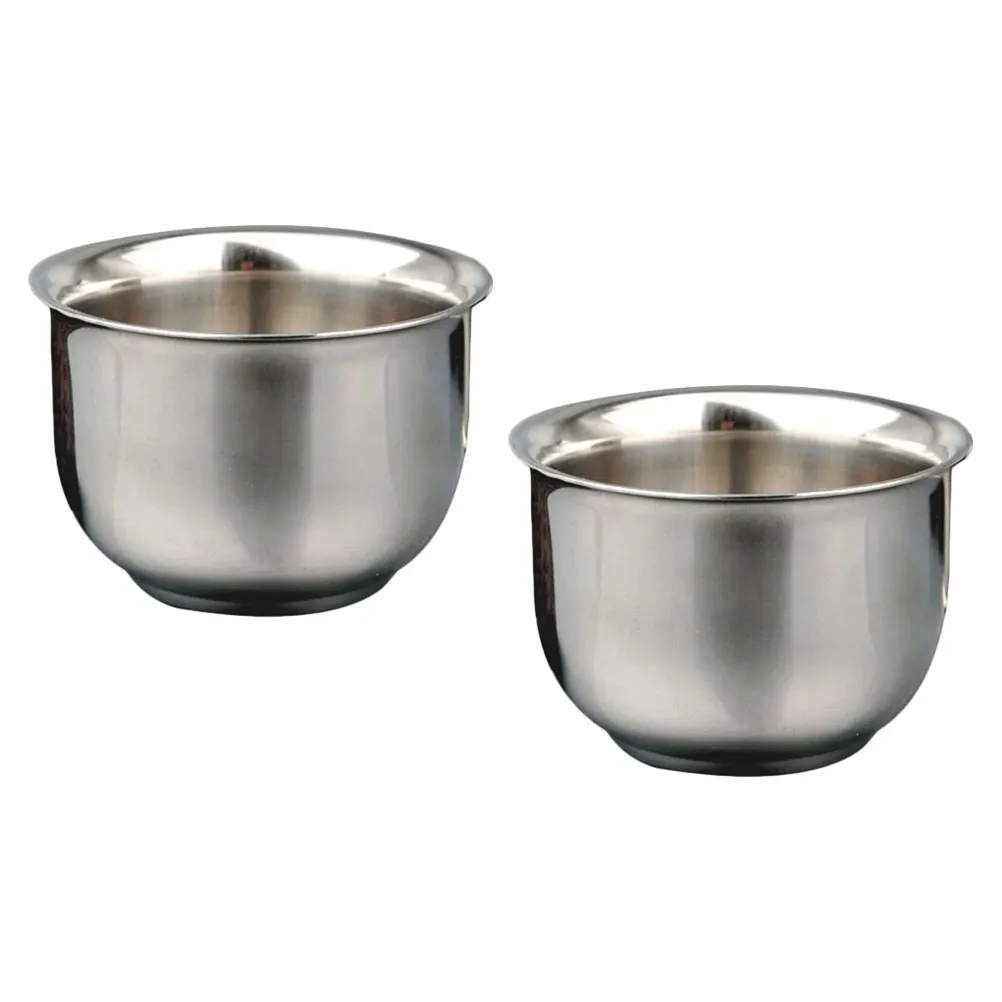 

2pcs Double Layer Glasses Stainless Steel Mugs Drink Tea Juice Beverage Cups Water Mug Home Office Cafe Restaurant