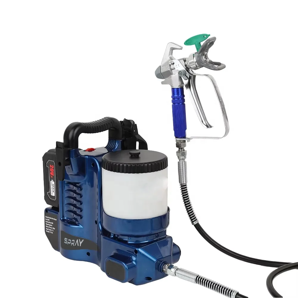 

Paint Sprayer Cordless Hands-Free Interior or Exterior Doors Coating Airless Paint Gun