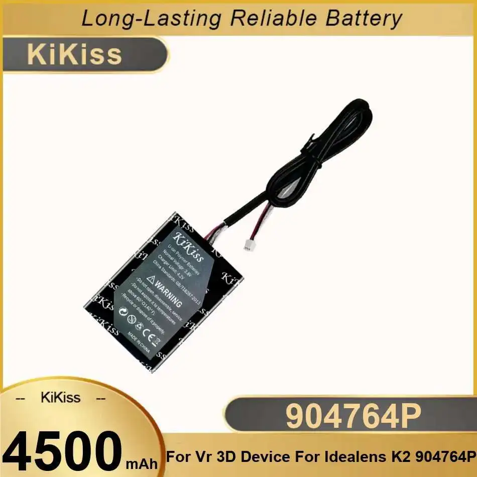 

For VR 3D Device Idealens K2 904764P Battery Reliable Power 4500Mah