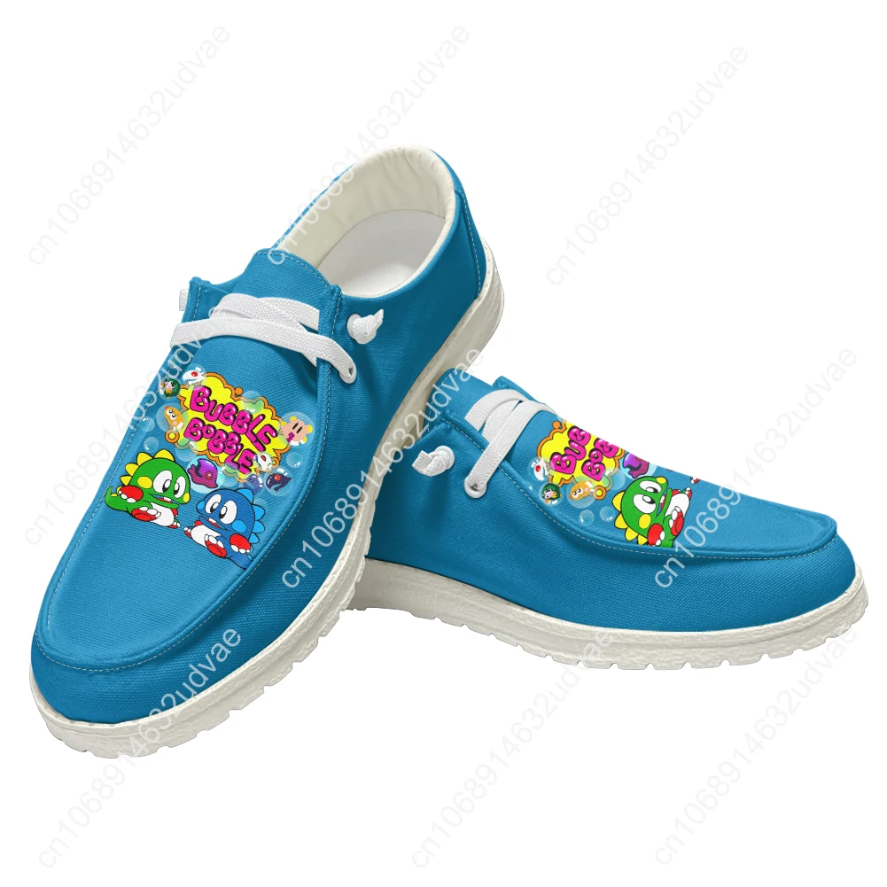 

Bubble Bobble Casual Shoes Men Woman Flat Shoe Breathable Indoor Outdoor Lightweight Footwear Couple Custom Made Shoe