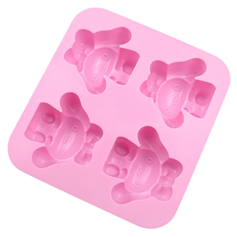 Sanrios-Silicone Picolé Molde, DIY Fruit Juice Ice Cube Maker, Baking Acessório, Silicone Mold, Bolo Moldes, Cartoon Ice Tray, Bonito