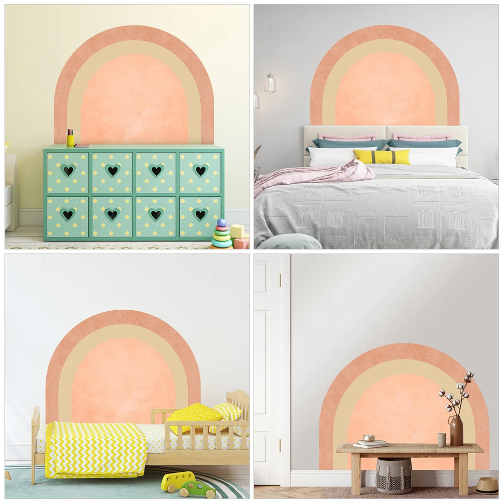 

Geometric Sticker Arch Backdrop Decal For Bedroom Living Room Nursery Modern Wall Art Removable Wallpaper Home Decor Wall