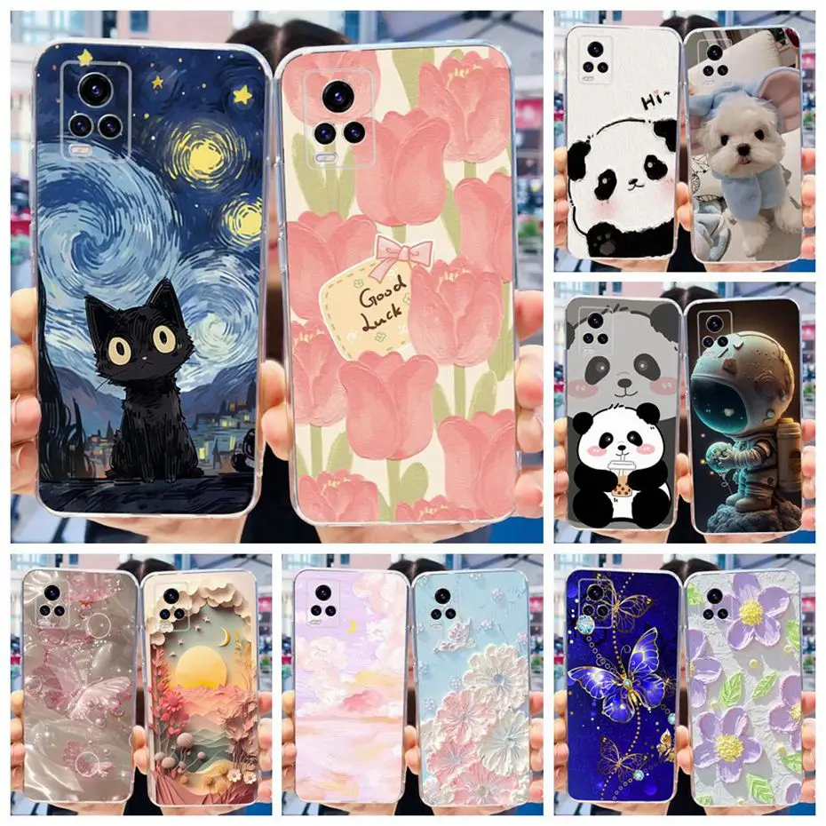 Lovely Printing Case For Vivo V20 V2024 V2025 / V20 SE V2022 V2023 Soft Silicone TPU Back Cover For Vivo V20 20SE Phone Cases