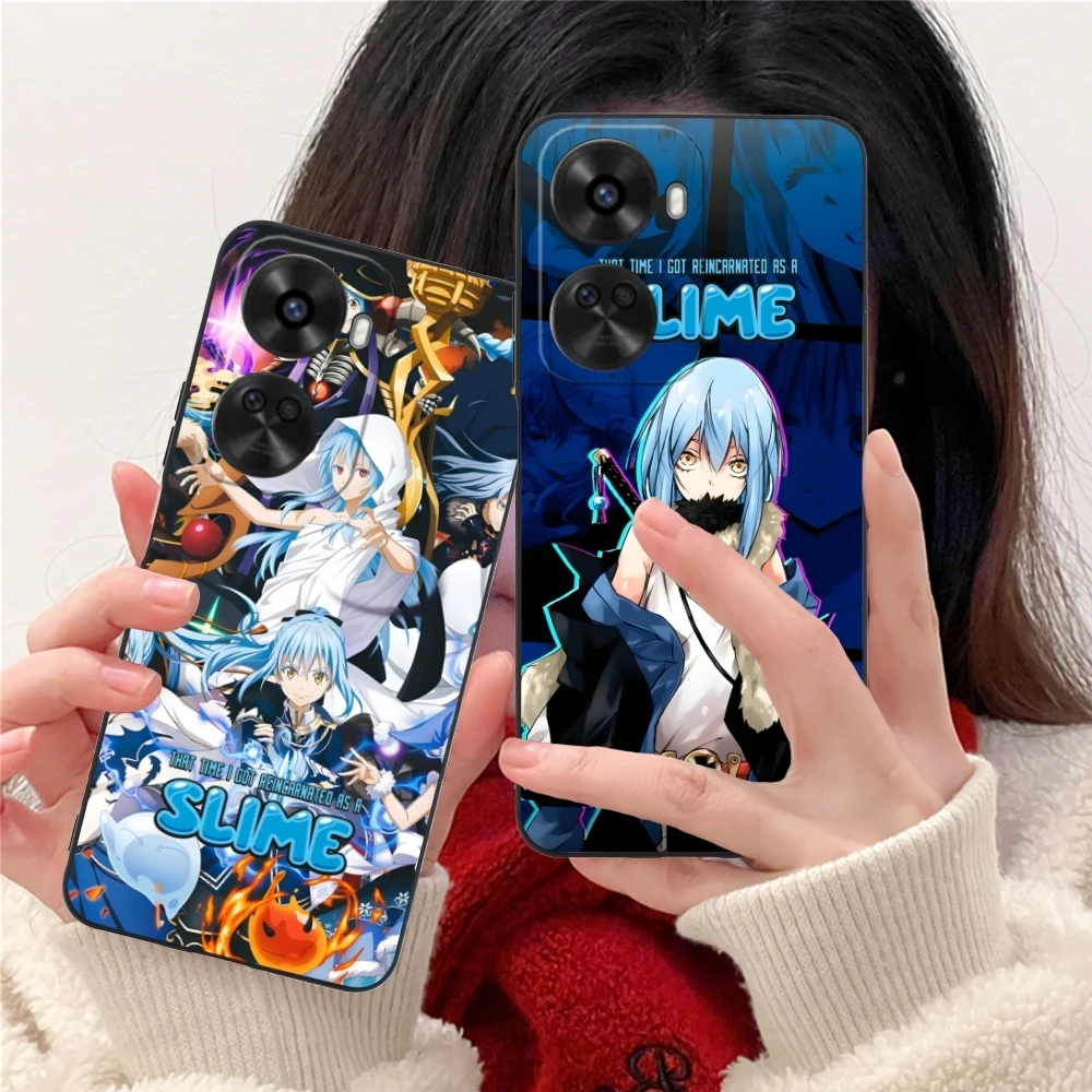 Slime Rimuru Tempest Mobile Phone Case for Huawei Nova 12 11 10 9 8 7 Pro SE 5G Black Soft Phone Cover Shell