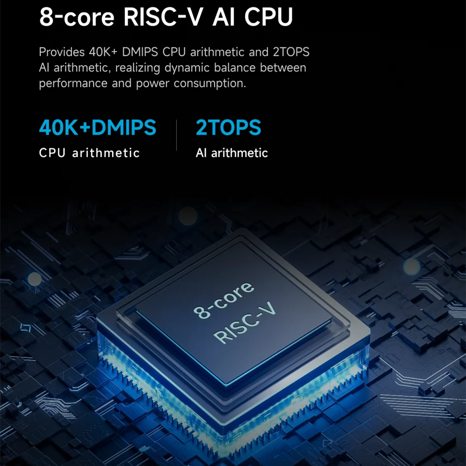 NYOrange Pi R2S 8GB RAM 8GB eMMC RISC-V Single Board Computer 2 TOPS NPU WiFi+BT5.0 Gigabit Ethernet M2 NVMe SSD Development Boa