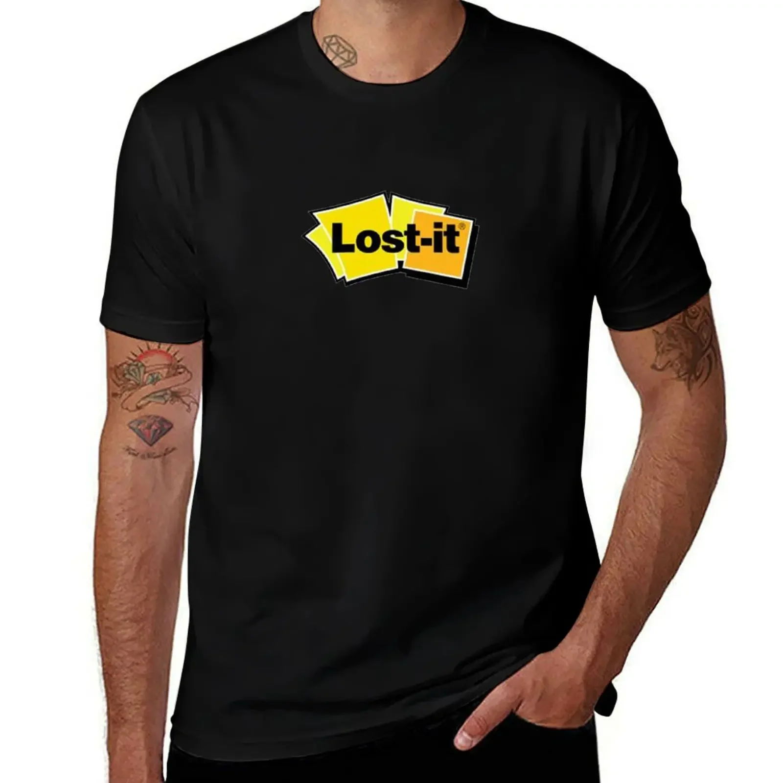 

LOST IT - PARODY LOGO T-Shirt summer clothes cheap stuff anime figures blacks mens t shirts casual stylish