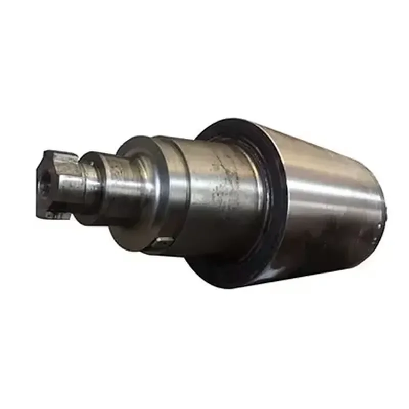 2024 Custom High Quality Stainless Steel CNC Machined Wire EDM Long Shaft Forging Cement Rotary Kiln Roller Drive Spindle