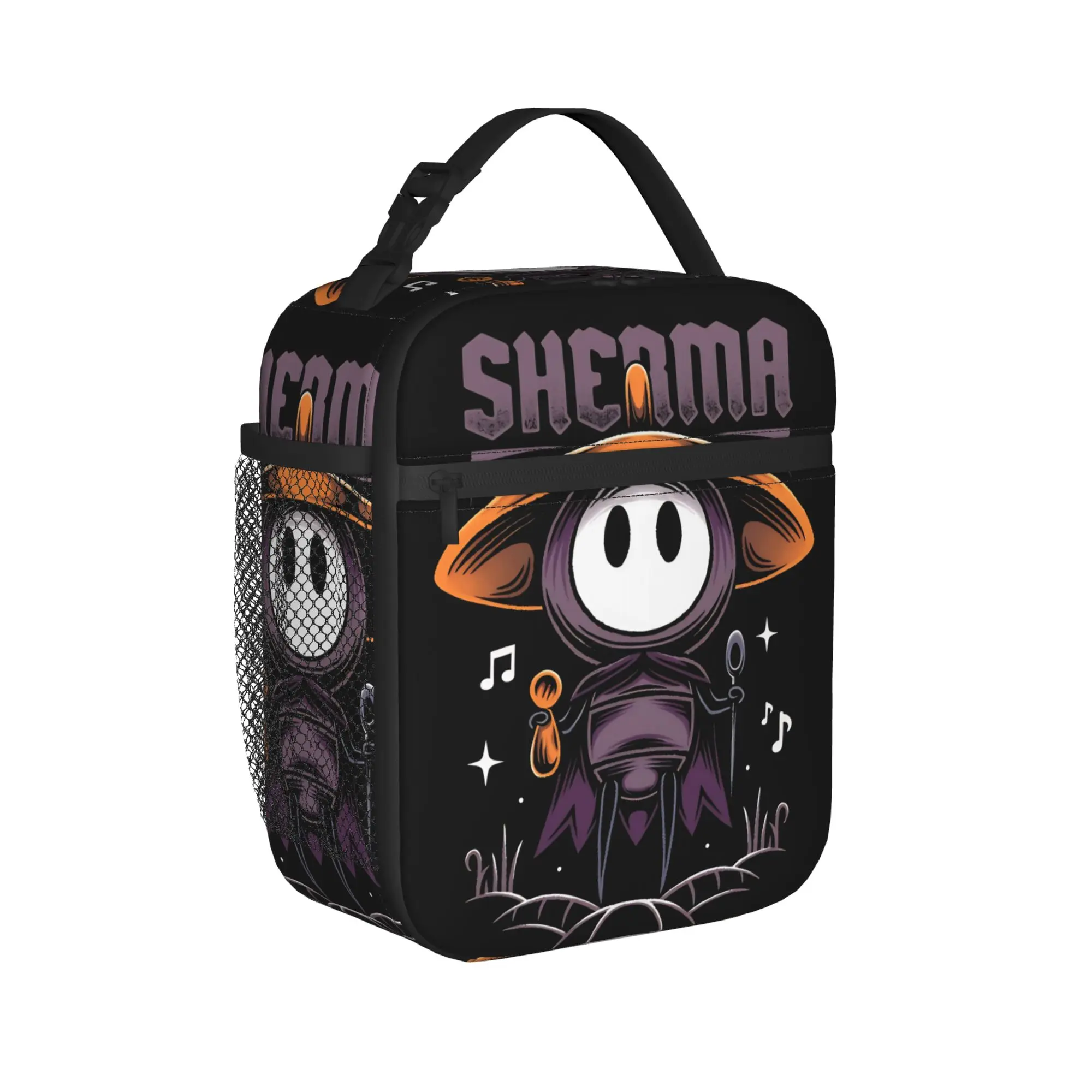 Sherma Pilgrim Hollow Knight  Insulated Lunch Bag Cooler Bag Reusable,Meal Container  Leakproof Tote Lunch Box Bento Pouch