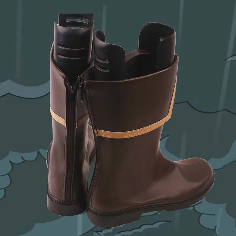 Anime Roger Cosplay Shoes Boots Halloween Party Accessories Custom Made