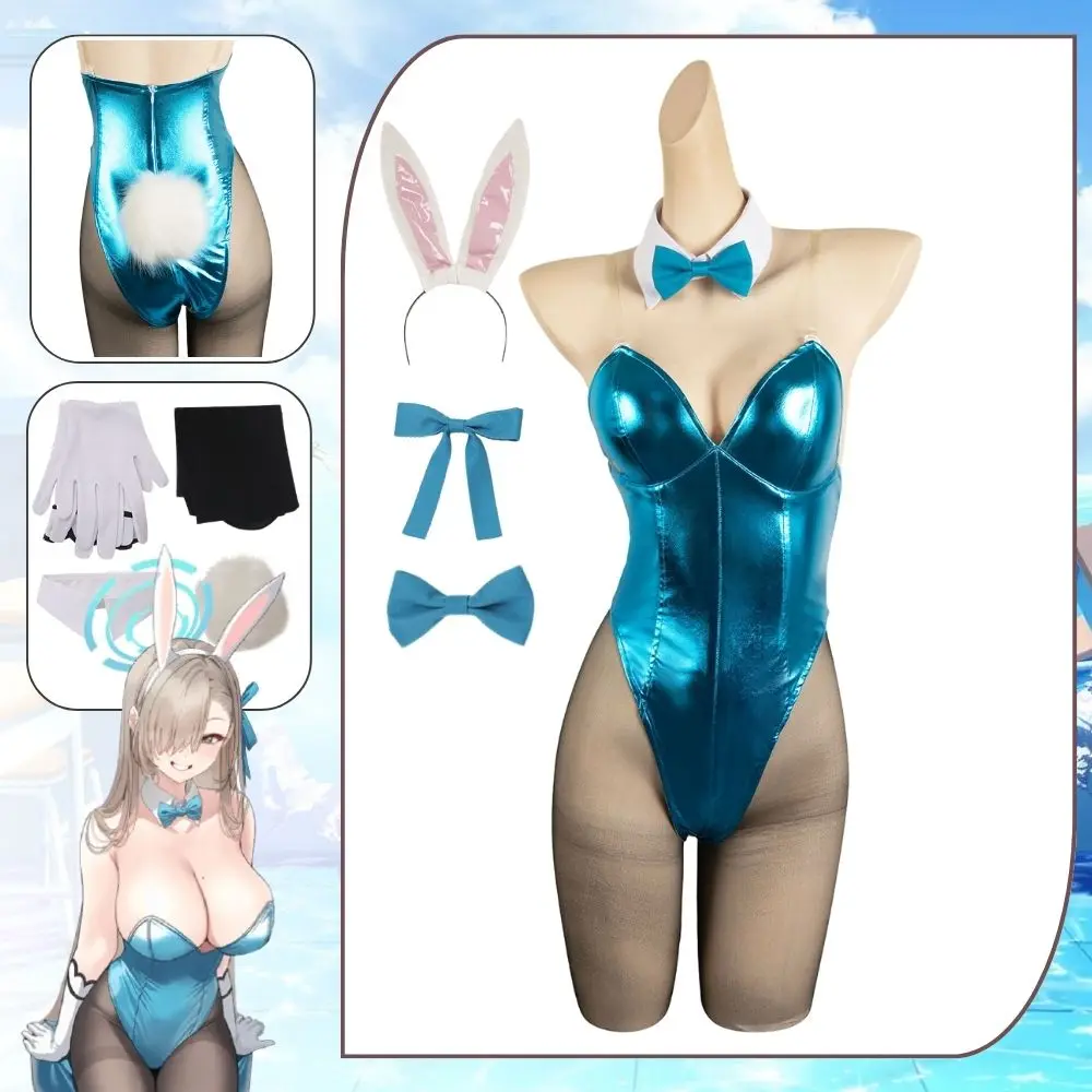 

Ichinose Asuna Blue Archive Cosplay Fantasia Bunny Girl Costume Disguise for Adult Women Bunny Outfits Halloween Carnival Suit