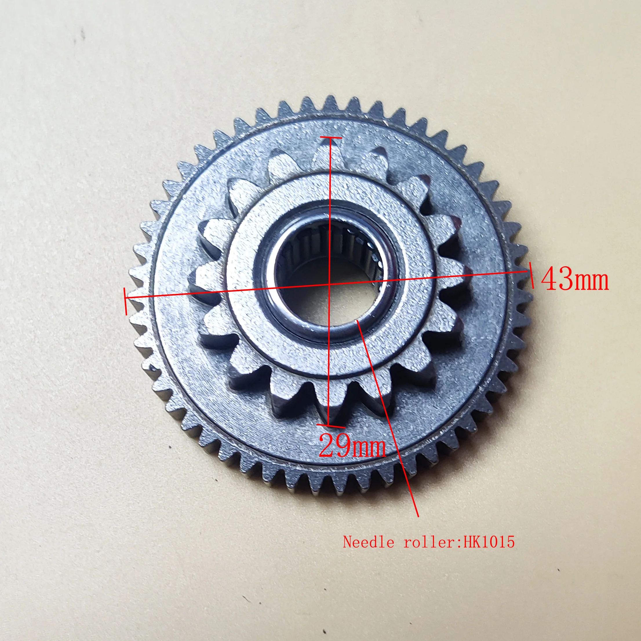 Motorcycle Start the bridge gear Double sided motor teeth For Scooter Yamaha 100