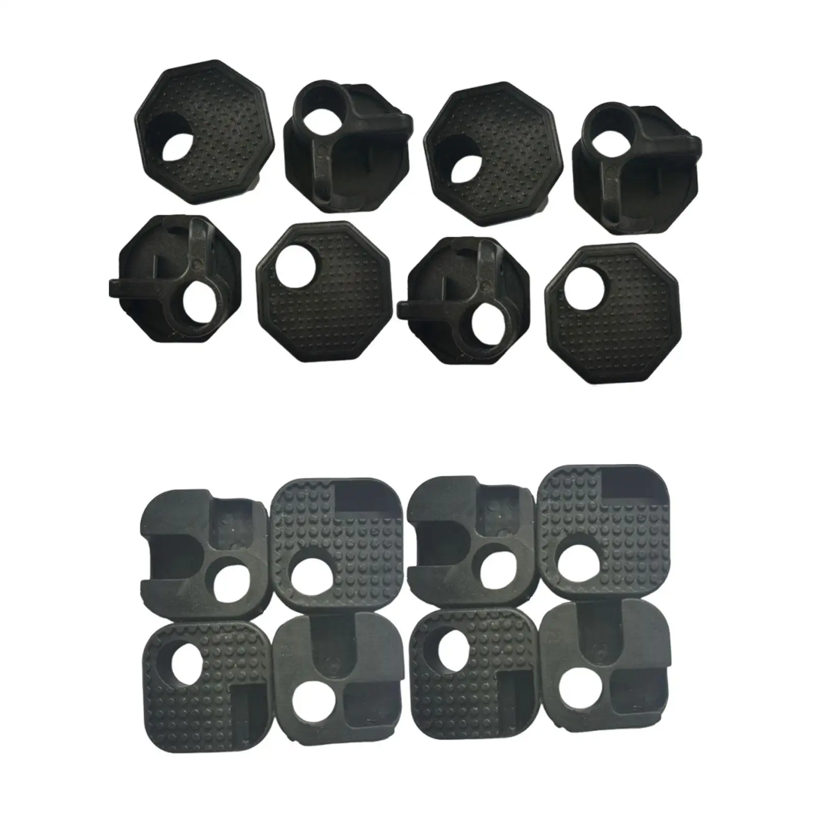 Kit de connecteurs durables pour chaise pliante d'extérieur, 14 mm, pièces de réparation pour chaise de camping, protection des pieds de table et de tabouret de camping