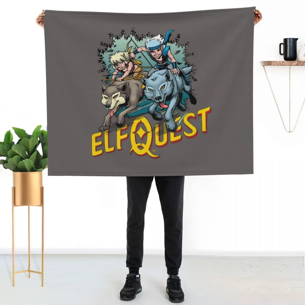 Young Cutter and Skywise Throw Blanket Loose Flannel Fabric Cute Sofa Throw Flannels Blankets For Sofas Blankets