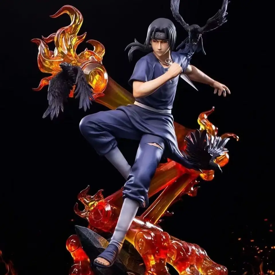 aruto Anime Blind Box Mystery Figure Set Sasuke Kakashi Itachi Gaara Hidden Leaf Village Collectible Toy Surprise Gift Random - view 2