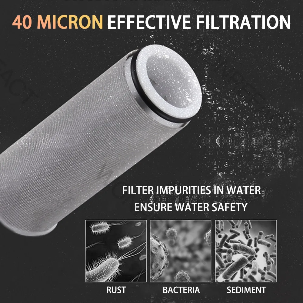 Purificador de efluentes para lavadora, filtro frontal para baño, cocina, grifo Universal de latón, filtro de sedimentos, calentador de agua, filtro frontal