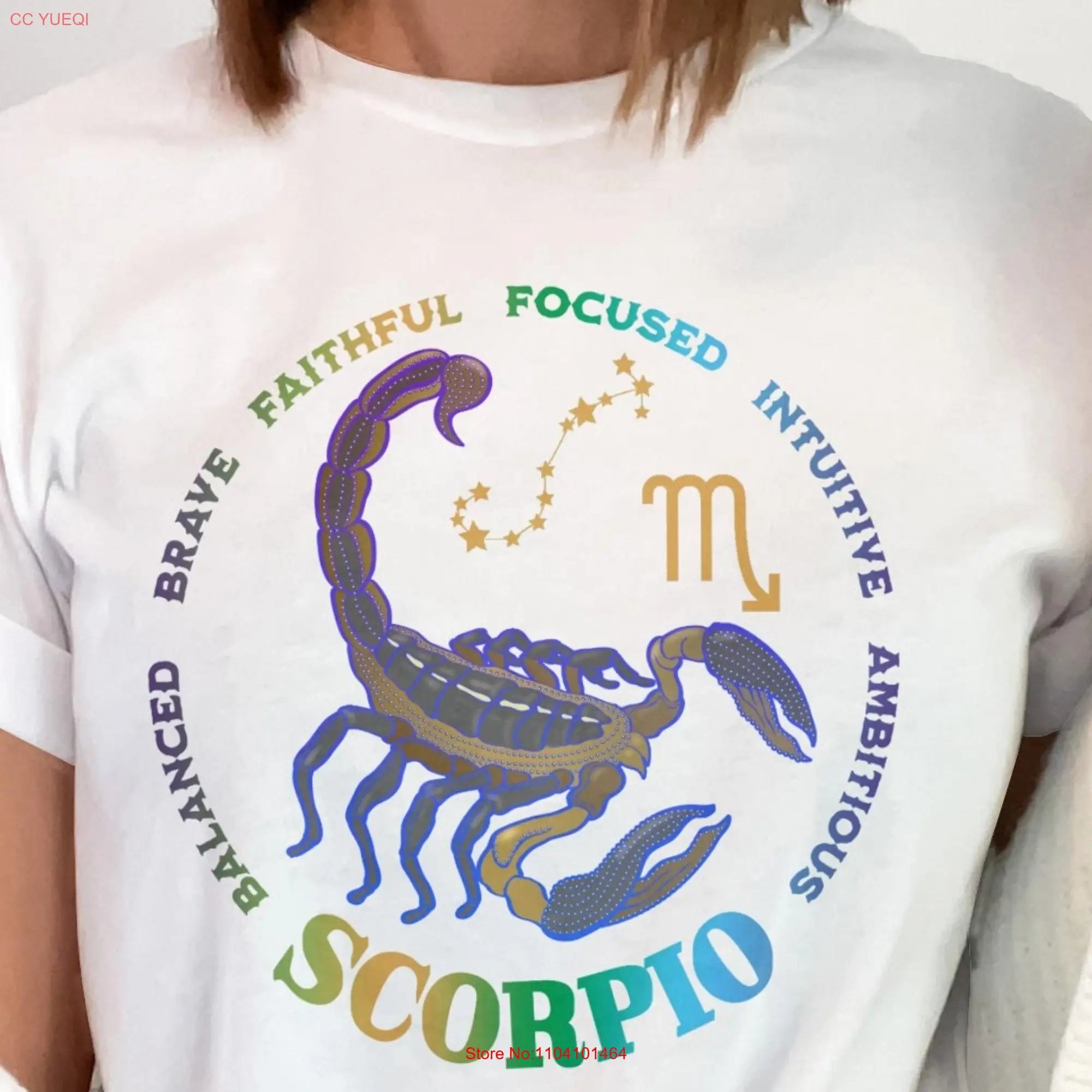 Scorpio Zodiac T Shirt SweaT birthday Astrology for Sign long or short sleeves