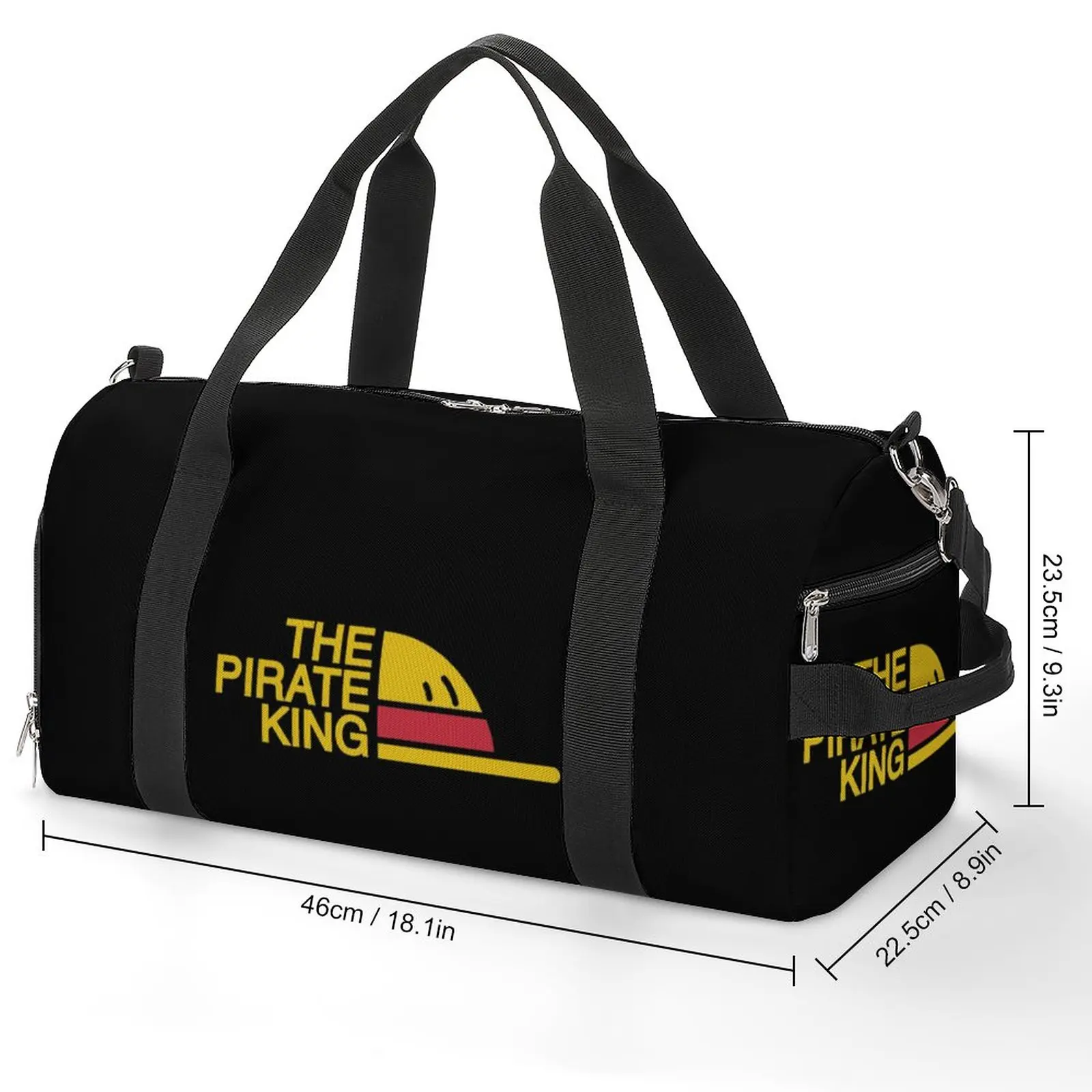 THE PIRATE KING Sport Bags Japanese Anime Large Gym Bag Portable Men Women Pattern Handbag Luggage Cute Fitness Bag