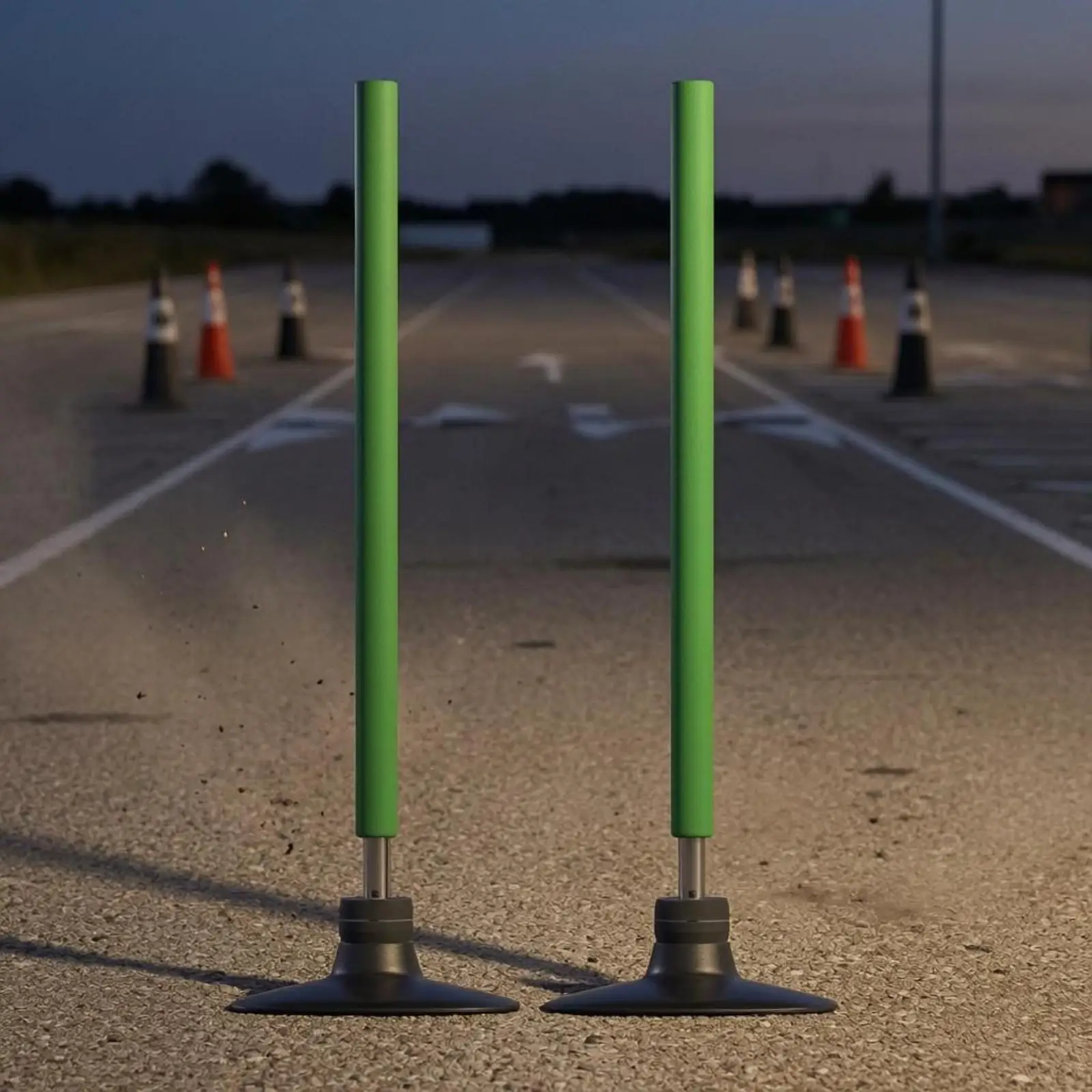 2 Pieces Agility Training Pole Portable Rebound Training Pole Weather-Resistant
