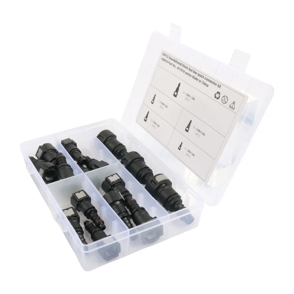 

Комплект для ремонта быстроразъемных соединений топливных шлангов 6/8/10 мм, адаптеры для дизельных шлангов, пластиковые соединители для масляных трубок