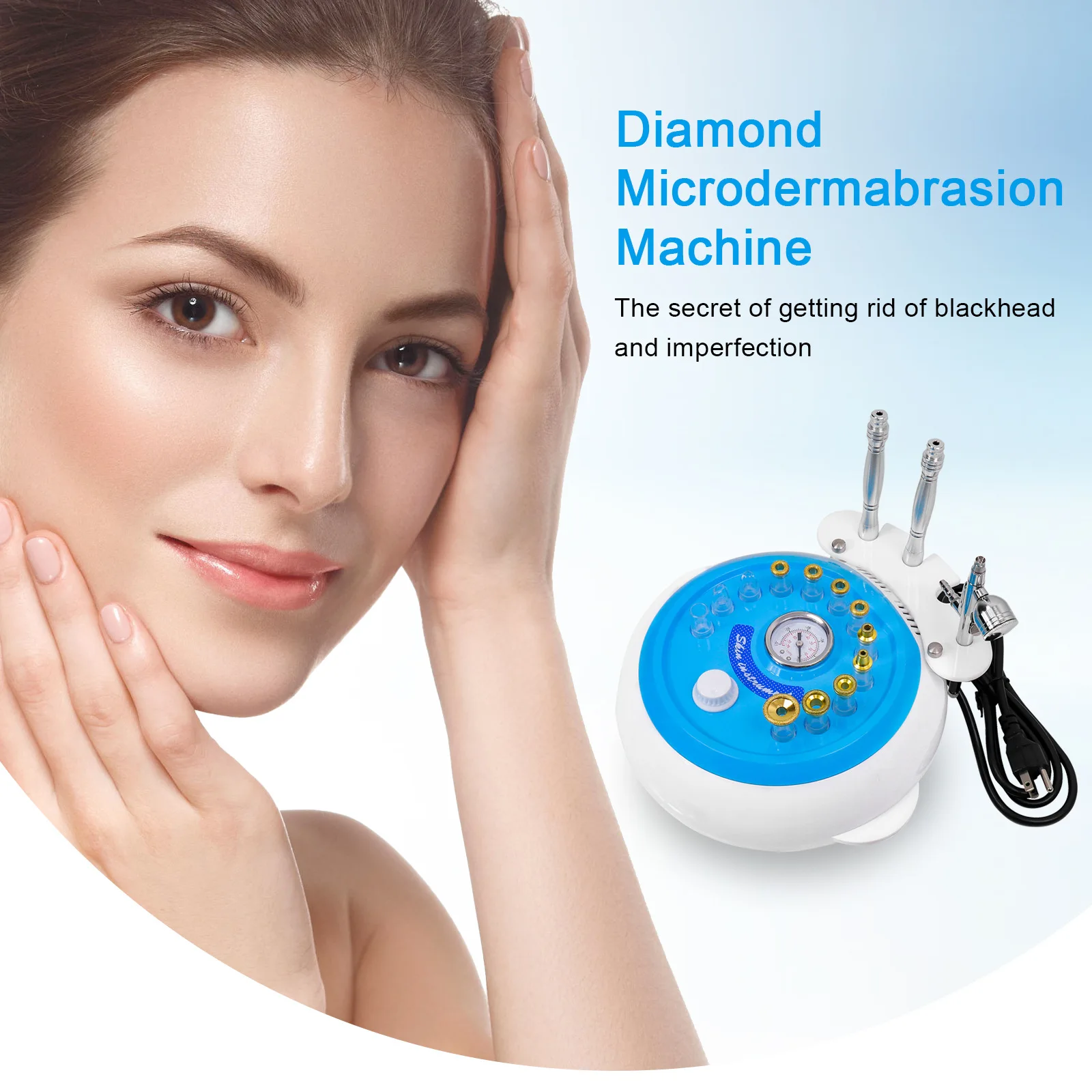 

2025 new dermabrasion diamond skin care super suction and deep clearning beauty device skin spa salon use