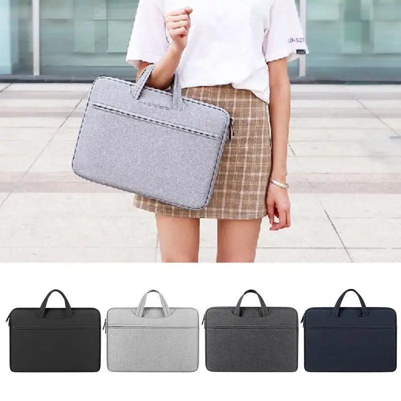 حقيبة كمبيوتر محمول حقيبة كمبيوتر مقاومة للماء حقيبة كمبيوتر خفيفة الوزن حقيبة كمبيوتر محمول تناسب 14.1-15.4 بوصة أكسفورد