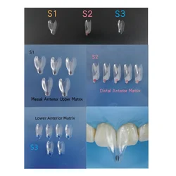 5Pcs Dental Widening Front Tranparent Clear Matrix BT Matrices Fits BioClear S1/2/3