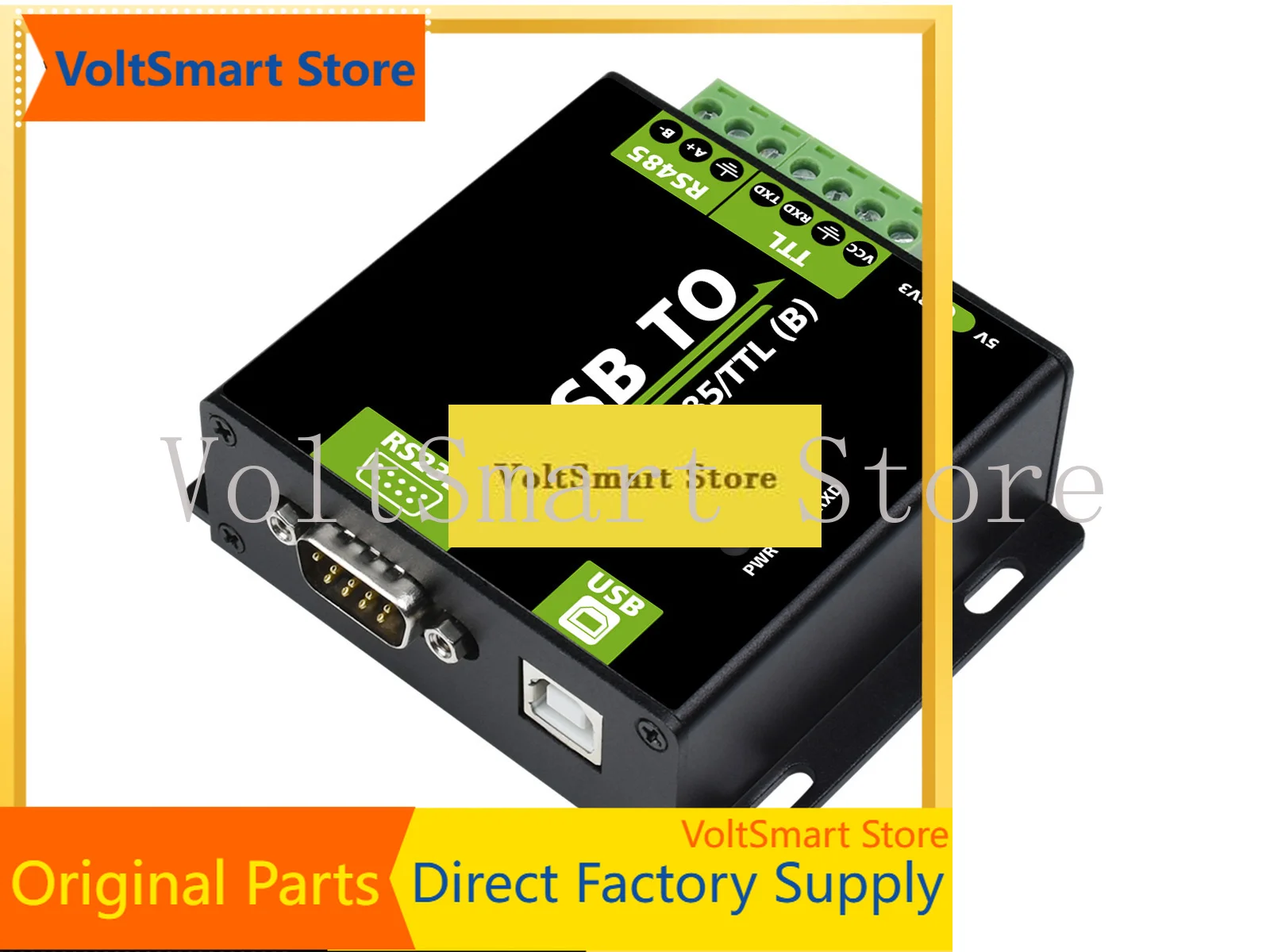 VoltSUSB To RS232/RS485/TTL Interface Converter Industrial Isolation Type CH343G Chip