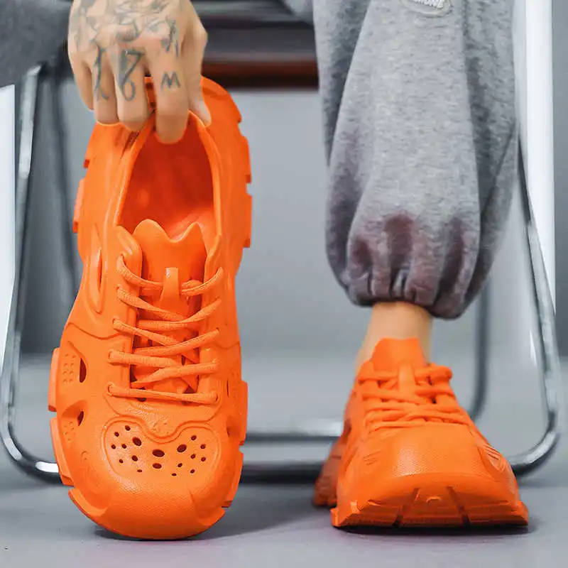 

Plataform, массивные трендовые тапочки, мужская обувь, резиновые сандалии, мужские кроссовки, спортивные ботинки, праздничные, Прямая поставка, мобильная роскошь