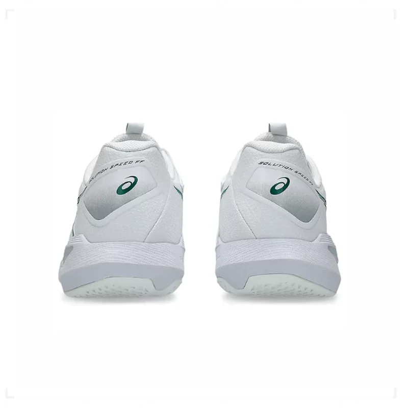 Zapatillas de tenis ASICS SOLUTION SPEED FF 4 para hombre 1041A532-103 FLYTEFOAM Zapatillas de entrenamiento transpirables blancas y rosas para todo tipo de cancha