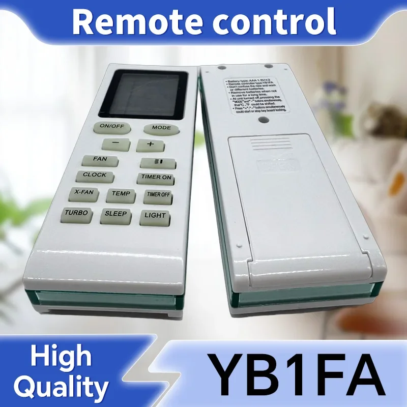 YB1FA AC Replacement Remote Control Compatible with Gree Air Conditioner YB1F2 YB1F2F YB1FAF YBOF YBOF1 YBOF2 YBOFB Y502K