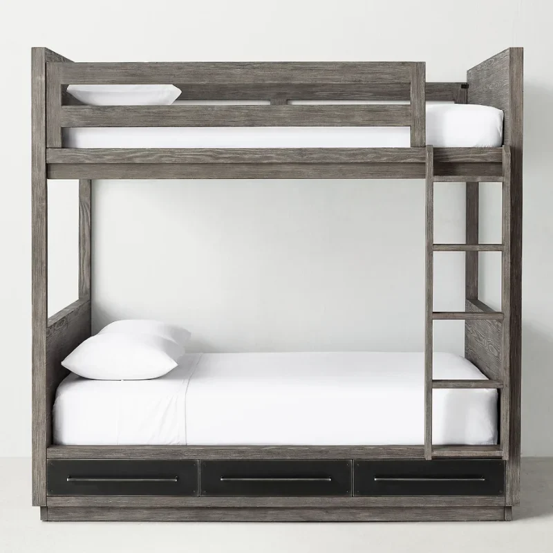 

Luxury Bunk Bed Modern Bedroom Furniture Set Kids' Beds Children Bunk Bed Children's Study Storage