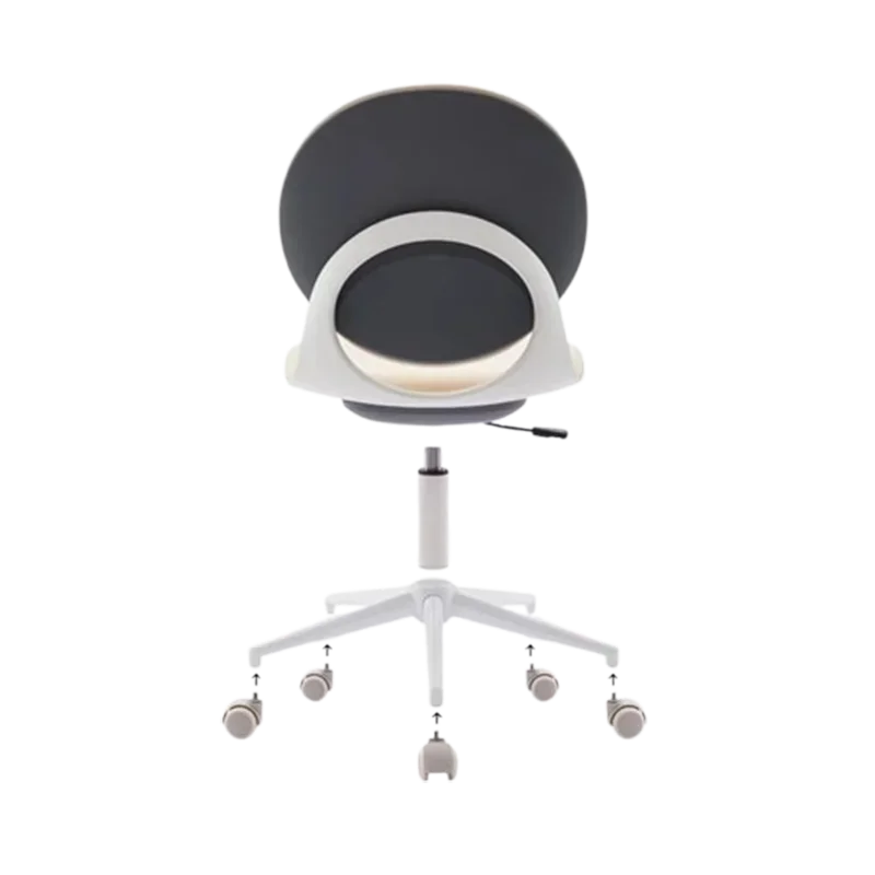 Sillas de Oficina de maquillaje para dormitorio, Silla de juegos, diseño ergonómico, sillas de Oficina de lujo, suelo blanco, Silla de Oficina,