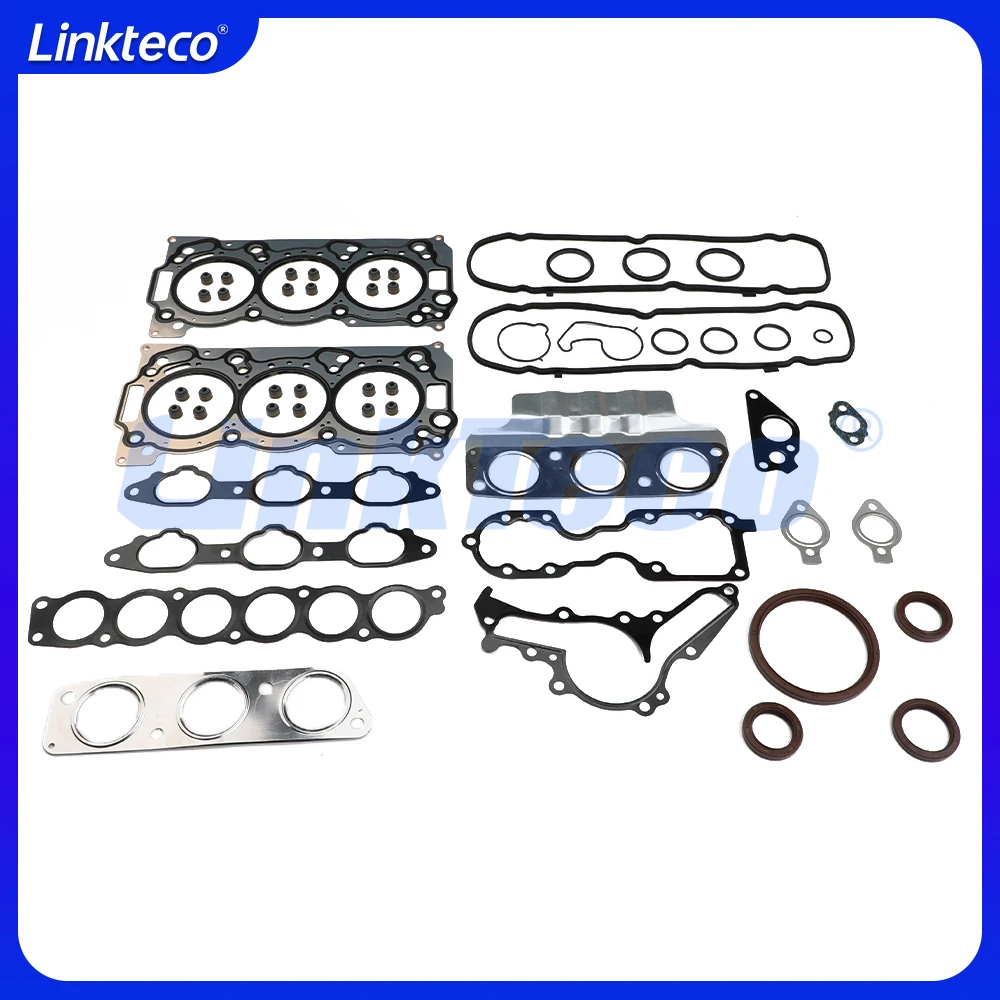 Engine Cylinder Head Full Gasket Set Fit 3.0 T L V6 GAS For 07-20 MITSUBISHI OUTLANDER 3.0L 6B31 SOHC 24V HS26410PT