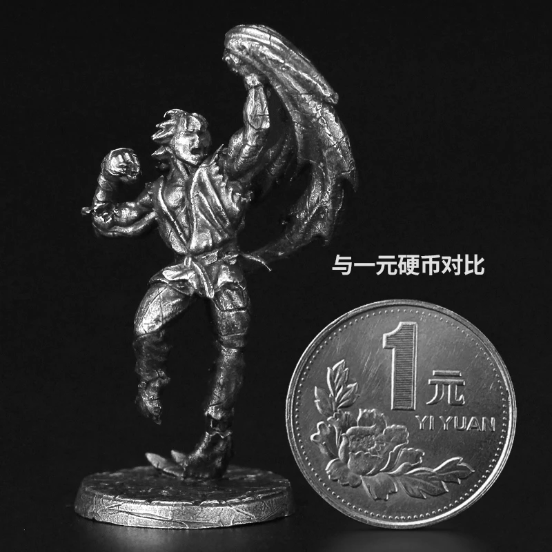 Cupronickel Soul Fighter Actiefiguren Soldaat Model Speelgoed Geschenken Bordspel Stukken Auto-interieur Miniatuur Ornament Accessoires