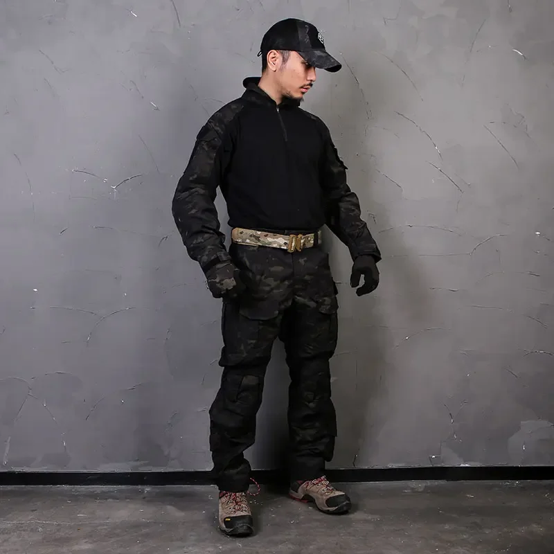 Emersongear Combat G3 Uniform Set Gen3 Tactical Herren Assault Shirts Hosen Tops Duty Cargo Hosen Trainingsanzug Nylon MCBK