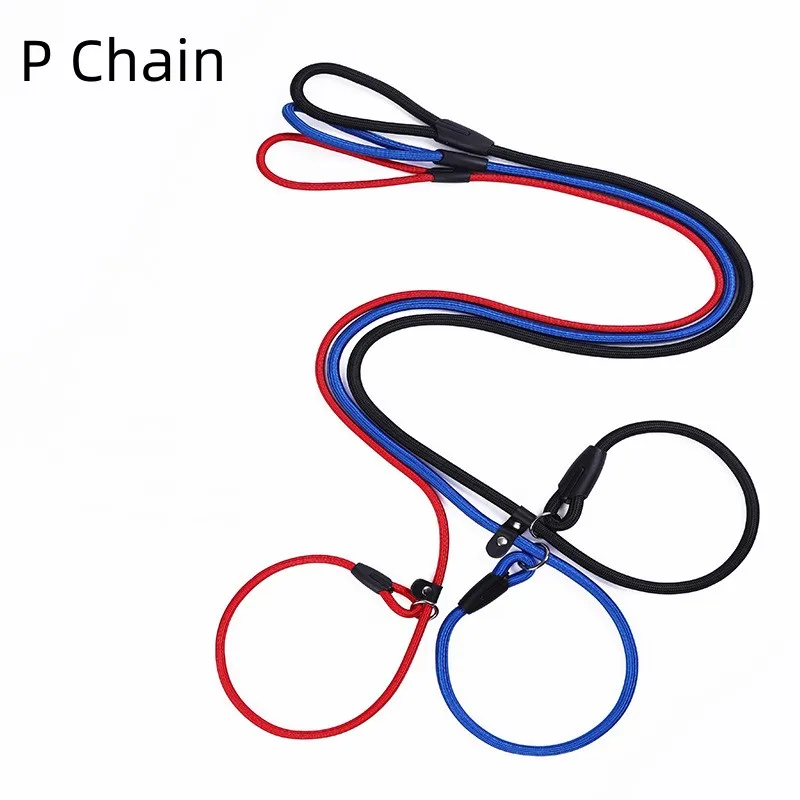 

Dog Lead Leash Rope, Nylon Adjustable Training P Chain for Small Medium Large Dogs, Harness Collar, Pets Accessories Supplies