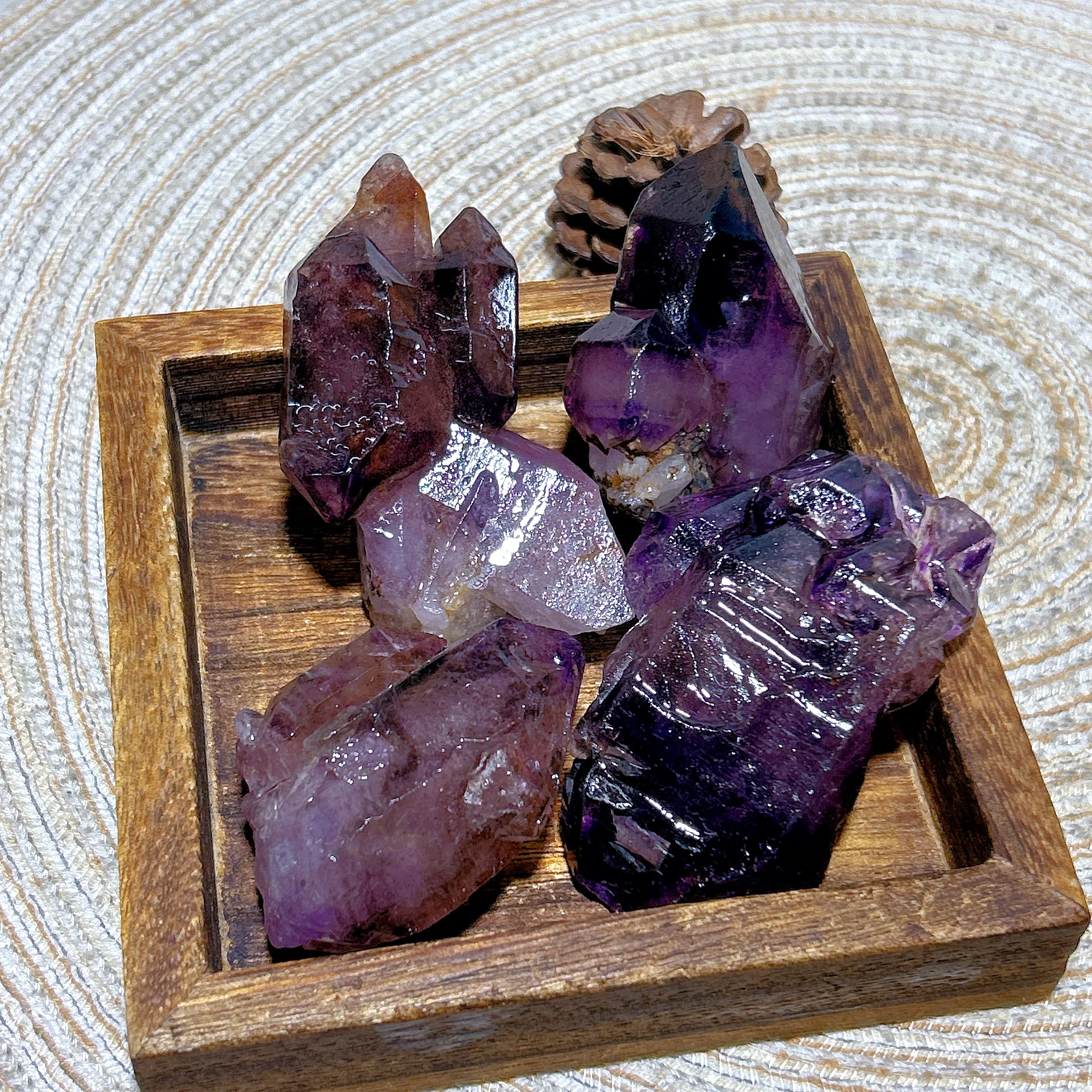 Natural Crystal Tanzania Super Seven Specimen Raw Stone Healing